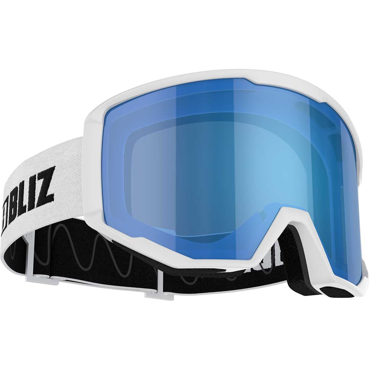 Bliz Spark Skibrille (Größe One Size, weiss)