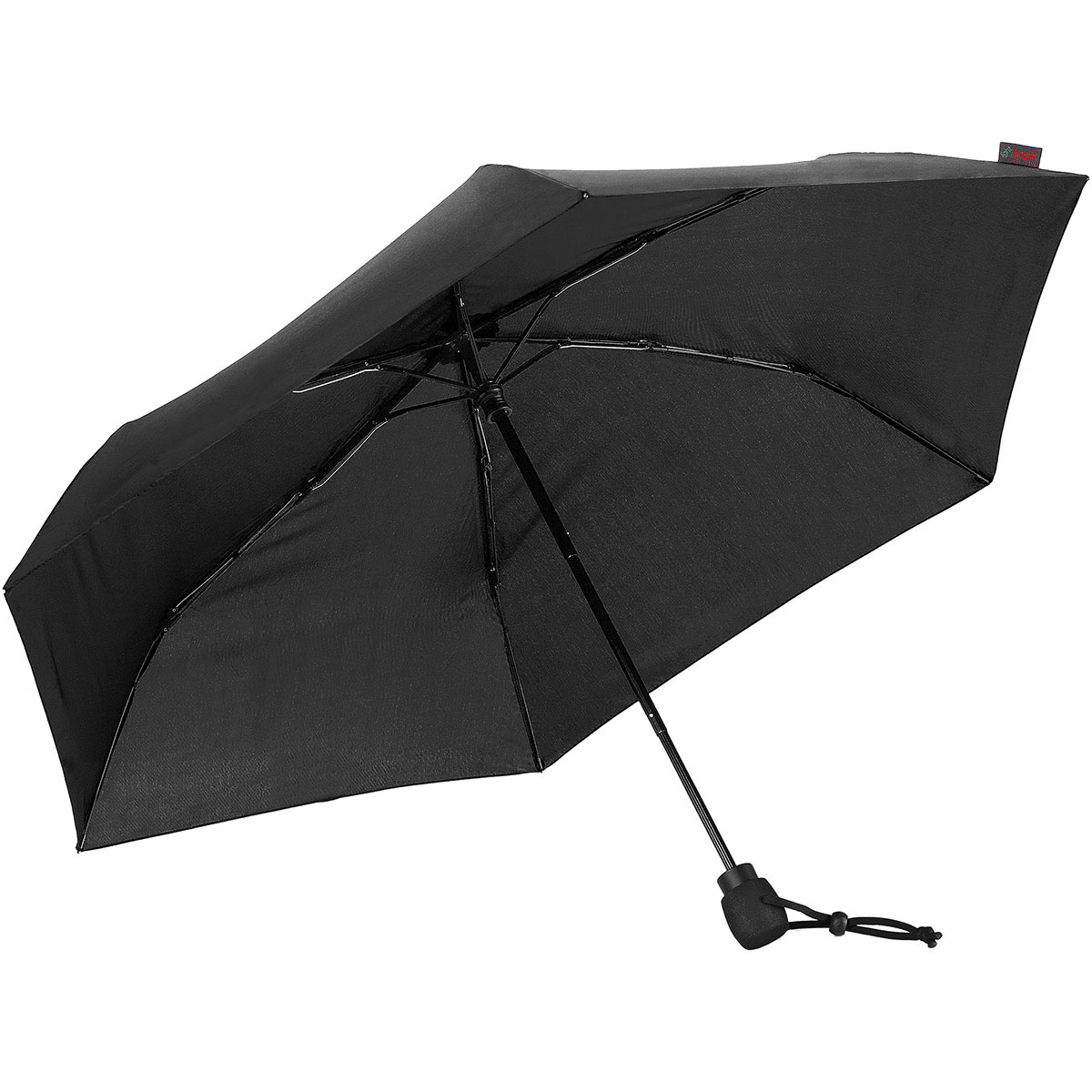 Euroschirm Light Trek Ultra Regenschirm (Größe One Size, schwarz)