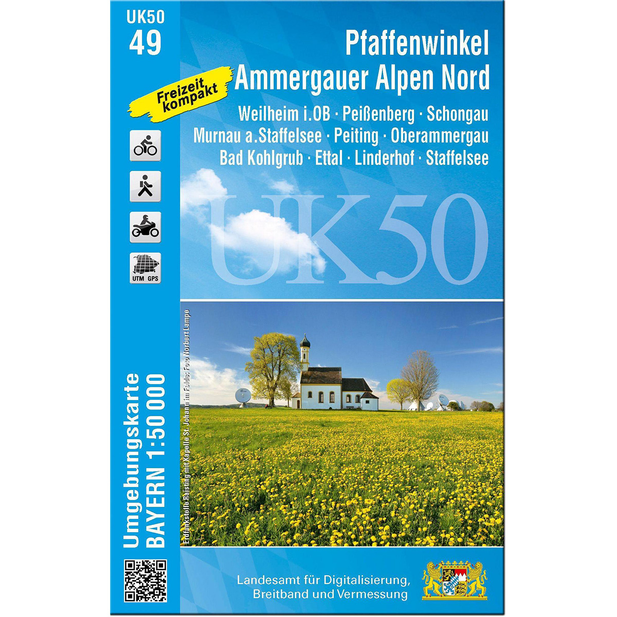 Image of Landesamt Digitalisierung, Breitband, Vermessung UK 50-49 Pfaffenwinkel Ammergauer Alpen nördl. Tei