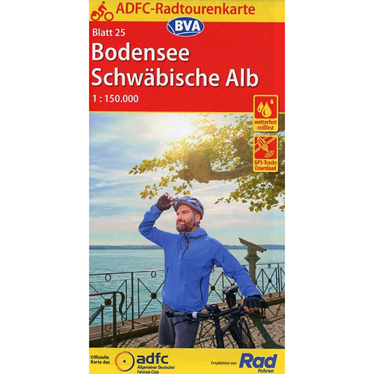 Image of Bielefelder Verlag Bodensee/Schwäbische Alb ADFC-RTK 25