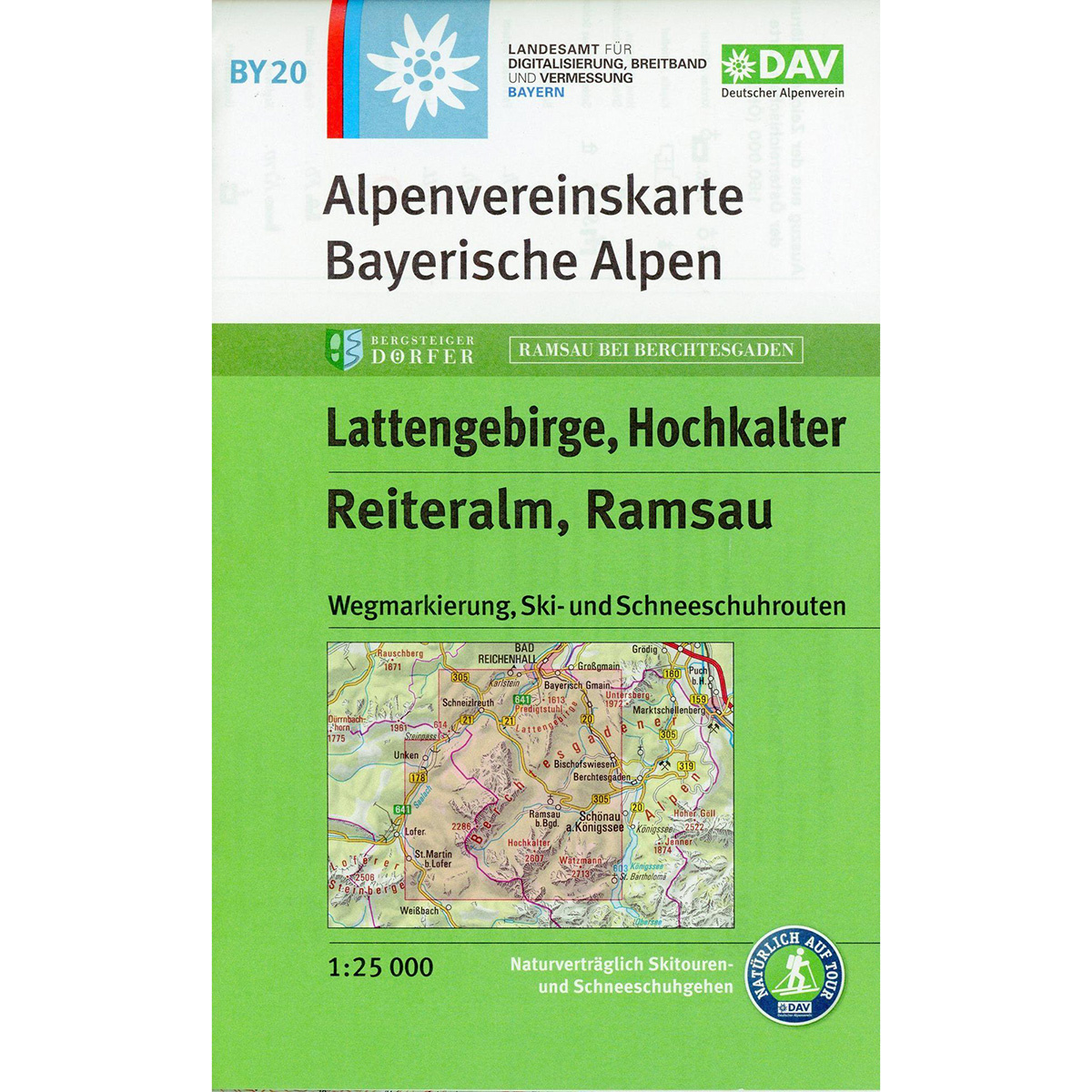 Image of DAV AV-Karte BY 20 Lattengebirge, Reiteralm