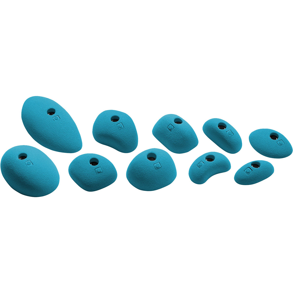 Ocun HOLDS SET 2 Slopers Klettergriffe (Größe One Size, blau)