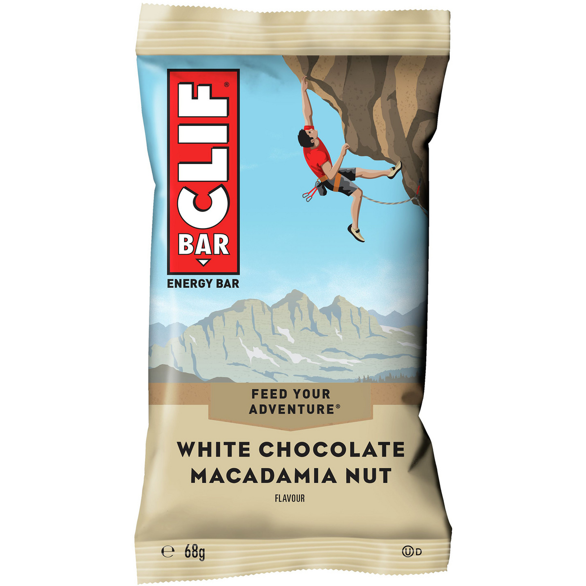 Clif Bar Barretta energetica (Taglia 68g, White Chocolate Macadamia Nut)