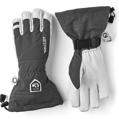 Hestra Army Leather Heli Ski Handschoenen (Maat 10, Grijs)