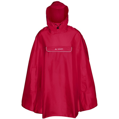 Vaude Valdipino poncho (Maat L, Rood)