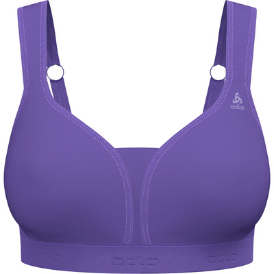 Odlo Dames Padded High sport-bh (Maat 75A, Paars)