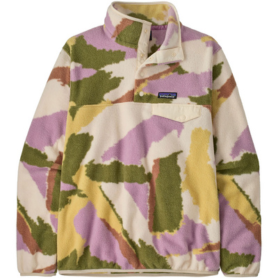 Patagonia Dames Synchilla snap-T pullover (Maat XS, Beige)