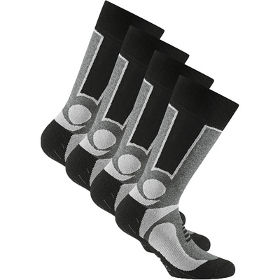 Rohner Trekkingsok rood dubbelpak (Maat 35 , Grijs)