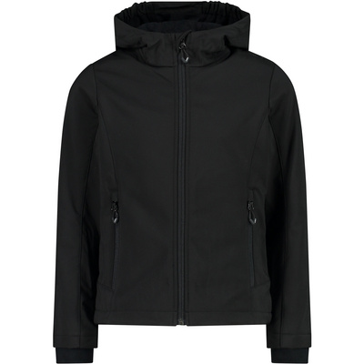 CMP Kinderen Girls Fix Hoodie softshelljas (Maat 128, Zwart)