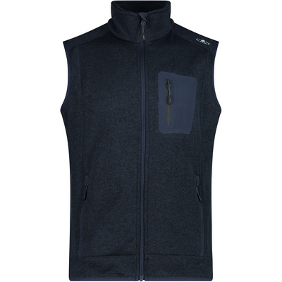 CMP Heren Fleecebodywarmer (Maat 3XL, Blauw)