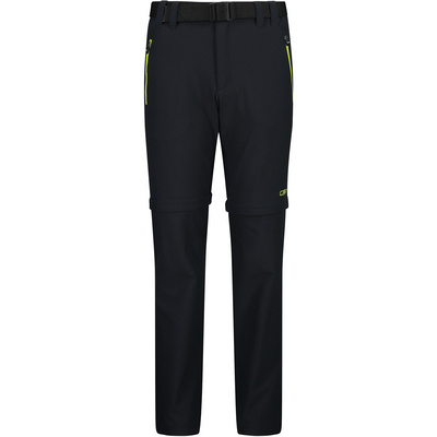 CMP Kinderen Long Zip Off stretchbroek (Maat 110, Grijs)
