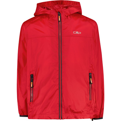 CMP Kinderen Fix hoodie regenjas (Maat 164, Rood)