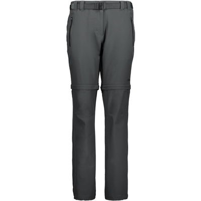 CMP Kinderen Trekking Zipp Off Girls broek (Maat 110, Grijs)