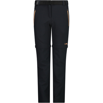CMP Kinderen Trekking Zipp Off Girls broek (Maat 116, Grijs)
