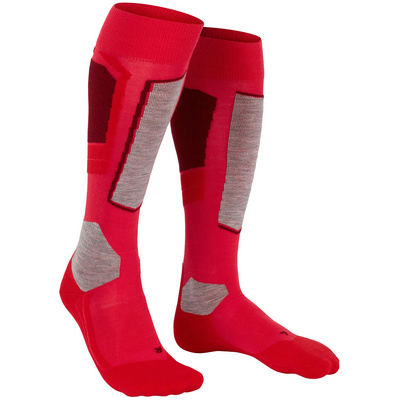 Falke Dames SK 4 Sokken (Maat 37 , Rood)