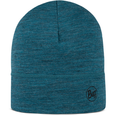 Buff Lightweight Merino muts (Maat ONE SIZE, Blauw)