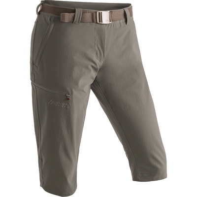 Maier Sports Dames Inara Slim capribroek (Maat L , Beige)