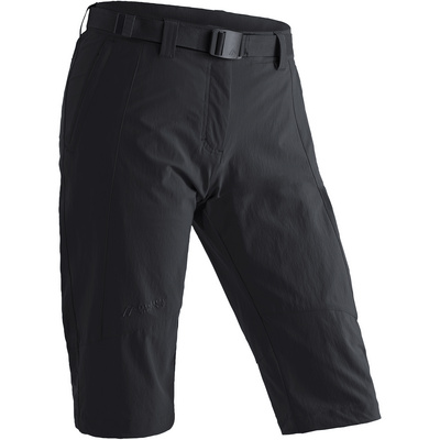 Maier Sports Dames Kluane capribroek (Maat XL, Zwart)