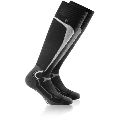 Rohner Chaussettes Thermal Deluxe Ski (taille 36 , Noir)