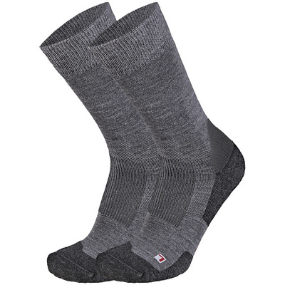 Areco Merino trekkingsok 2-pack (Maat 42 , Grijs)