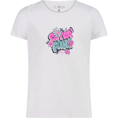CMP Kinderen Piquet T-shirt (Maat 104, Wit)