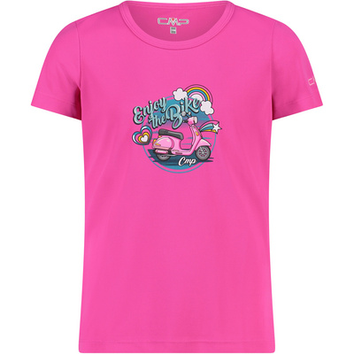 CMP Kinderen Piquet T-shirt (Maat 104, Roze)
