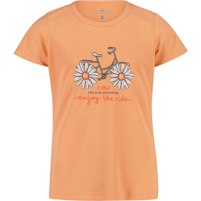 CMP Kinderen Piquet T-shirt (Maat 104, Oranje)