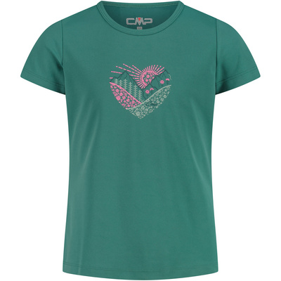 CMP Kinderen Piquet T-shirt (Maat 104, Turquoise)