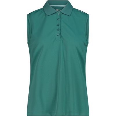 CMP Dames Functioneel Polo T-shirt (Maat XXS, Turquoise)