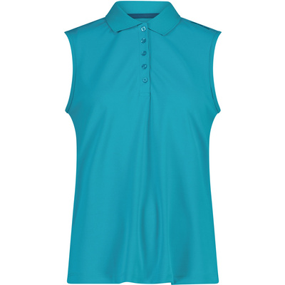 CMP Dames Functioneel Polo T-shirt (Maat XXS, Blauw)