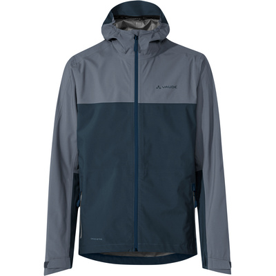 Vaude Heren Moab Rain jas (Maat XXL, Blauw)