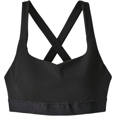 Patagonia Dames Switchback sportbeha (Maat XS, Zwart)