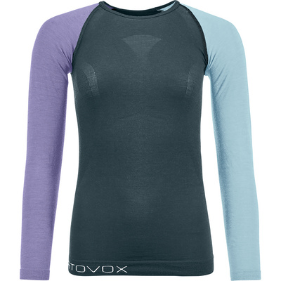 Ortovox Dames 120 Comp Light longsleeve (Maat XS, Grijs)