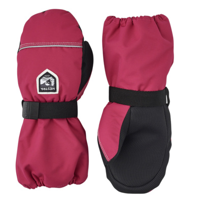 Hestra Gants Woll Terry (taille 4, Rose vif)