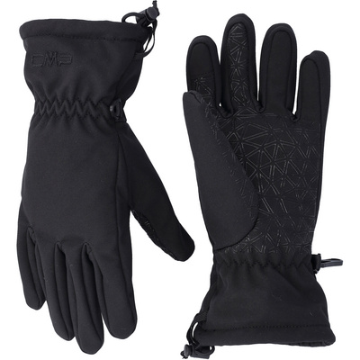 CMP Kinderen Softshell Handschoenen (Maat 5, Zwart)