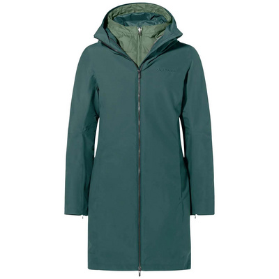 Vaude Dames Annecy 3in1 III Mantel (Maat XL, Groen)