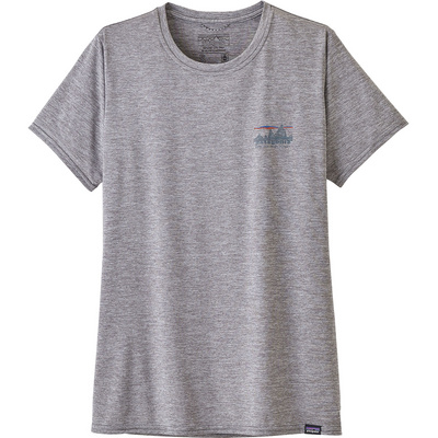Patagonia Dames Graphic Cap Cool Daily T-shirt (Maat XS, Grijs)