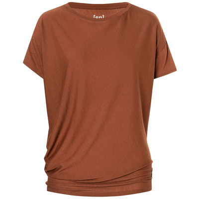 Super.Natural Dames Yoga Loose T-shirt (Maat XL, Bruin)