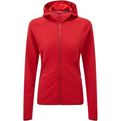 Mountain Equipment Dames Calico Hooded Vest (Maat XS, Rood)