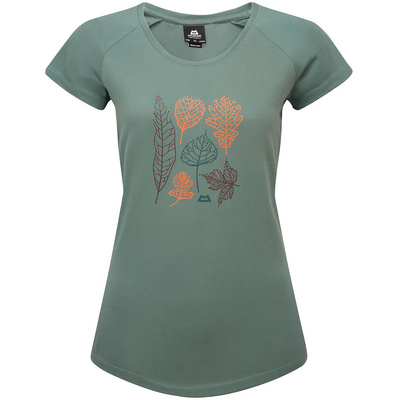 Mountain Equipment Dames Leaf T-shirt (Maat XS, Groen)