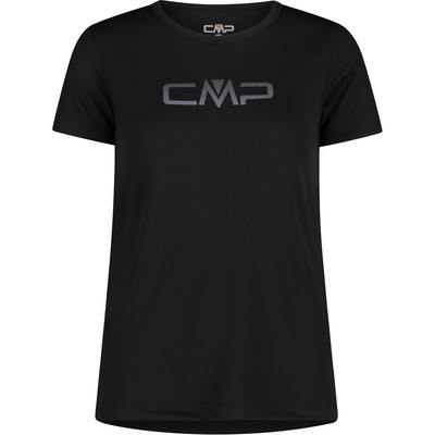 CMP Dames Functioneel Print T-shirt (Maat XXL, Zwart)
