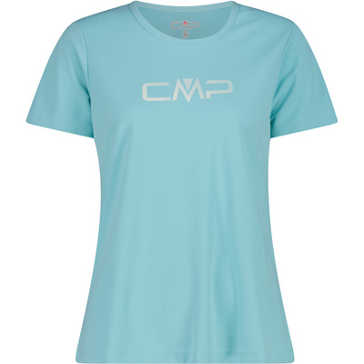CMP Dames Functioneel Print T-shirt (Maat 3XL, Turquoise)