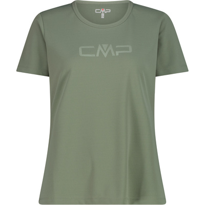 CMP Dames Functioneel Print T-shirt (Maat XL, Groen)