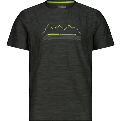 CMP Heren Melange Print T-shirt