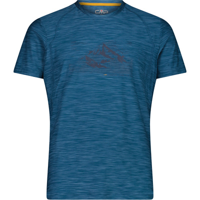 CMP Heren Melange Print T-shirt
