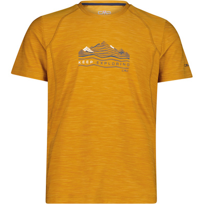 CMP Heren Melange Print T-shirt
