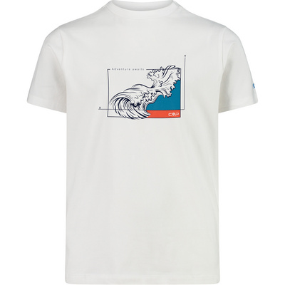CMP Kinderen Boys Stretch T-shirt (Maat 140, Wit)