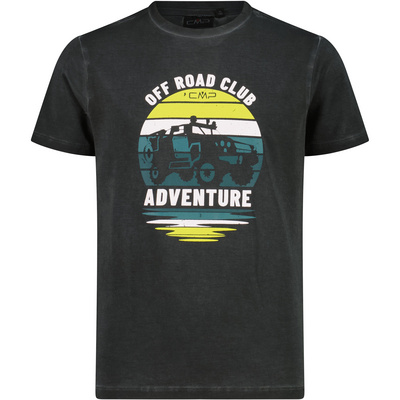 CMP Kinderen Boys Stretch T-shirt (Maat 152, Grijs)
