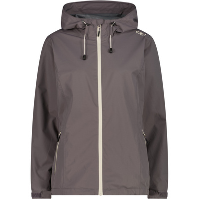 CMP Dames Rain Fix hoodiejas (Maat XXL, Grijs)