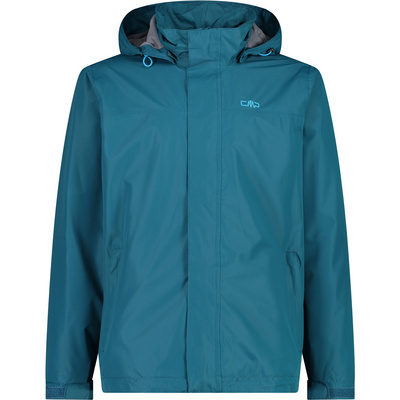 CMP Heren Hoodie Button Regenjas (Maat XXL, Blauw)